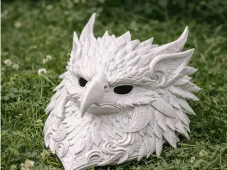 Aetherclaw – Mythic Griffin Wall Mask