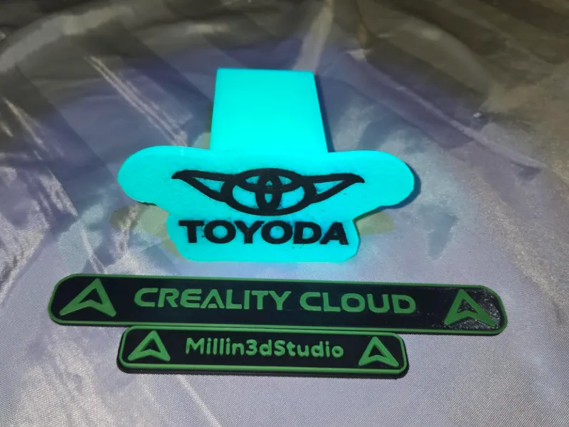 Toyoda Trailer hitch Cover - Yoda Toyota Crossover  ABS
