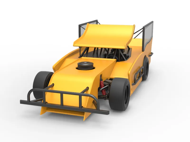 รถสต็อกคาร์ดัดแปลง Outlaw Figure 8 เวอร์ชัน 2 สเกล 1:25
