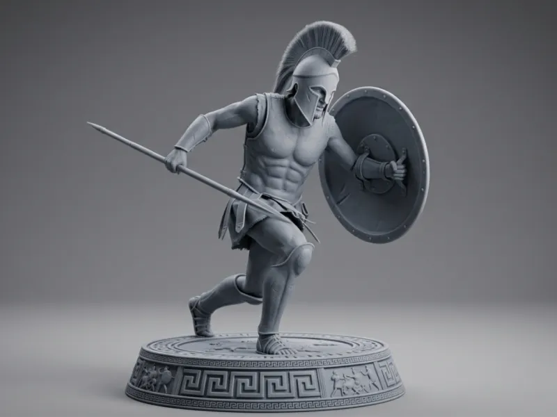 Ancient Greek Spartan Warrior