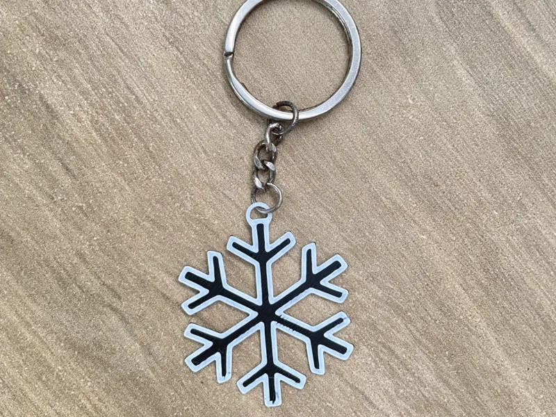 Llavero Copo de nieve 