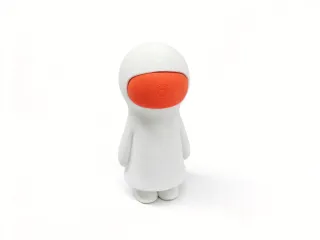 Chibi-style Night Lamp Figurine