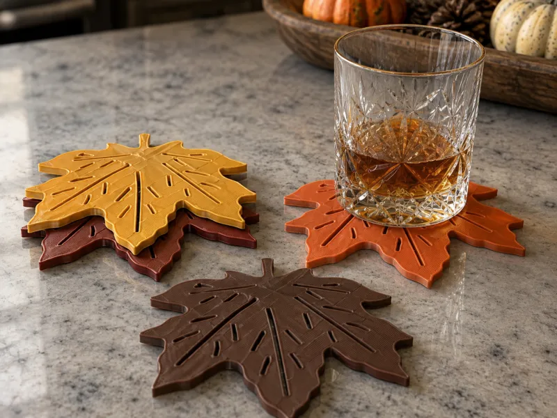 Posavasos de hoja de arce