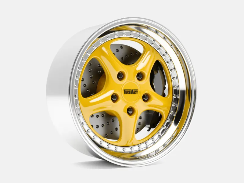 18x8 Techart Daytona Rad und Bremse