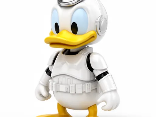 Donald Duck Stormtrooper Ring Figure