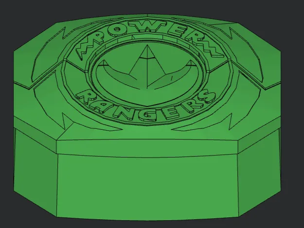 Green Ranger Dragon Power Morpher TCG Deck Box
