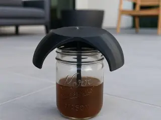 Outdoor/indoor fly trap customize the size for any container