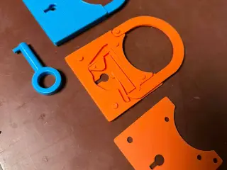 Lock and key, fully functional