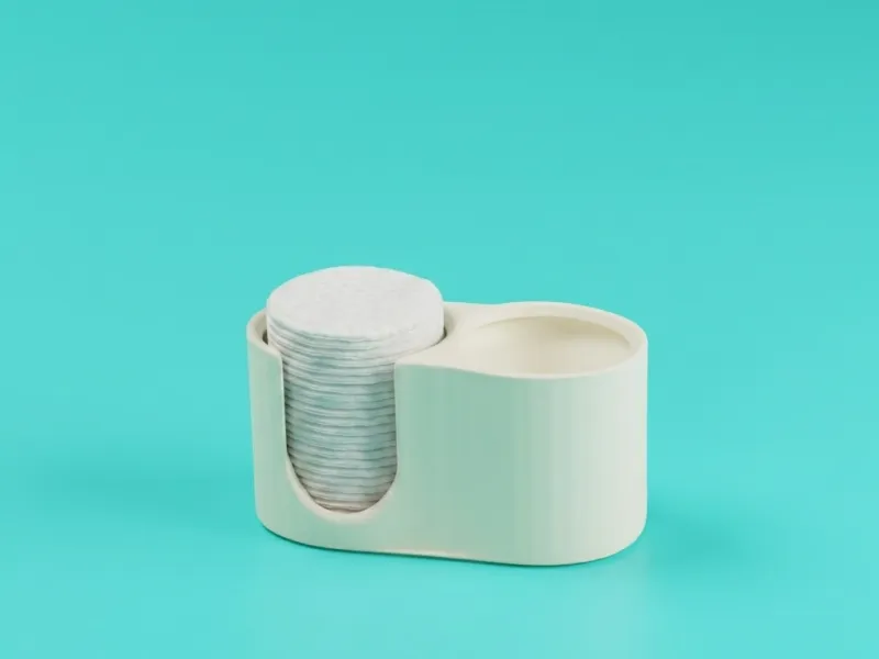 cotton pads holder