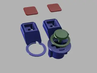 Rotating Button case