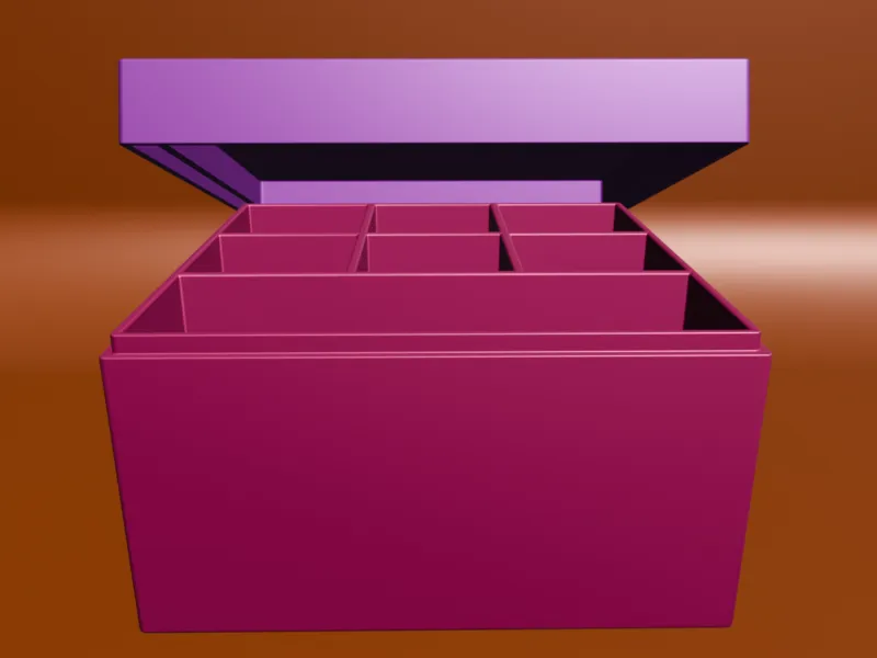Jewelry & Crafts Organizer with Lid V3D ID-138