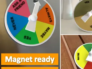 Customizable Decision Maker (Magnet ready)