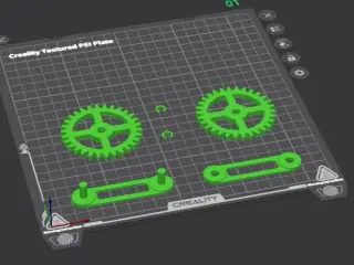 MECHANICAL MODULAR GEARS TOY - GEAR MECHANISM