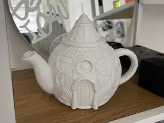 🌺Teapot Totem Fairy Home - Enchanted Elegance!