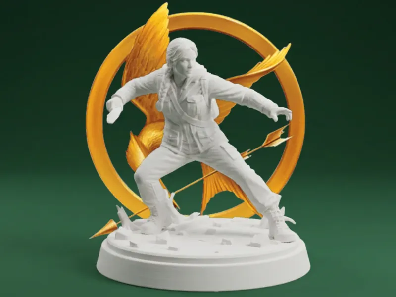 Katniss Everdeen met Mes – The Hunger Games