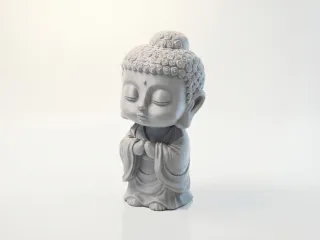 Buddha Statue Fantasy Mythology 3D Printable
