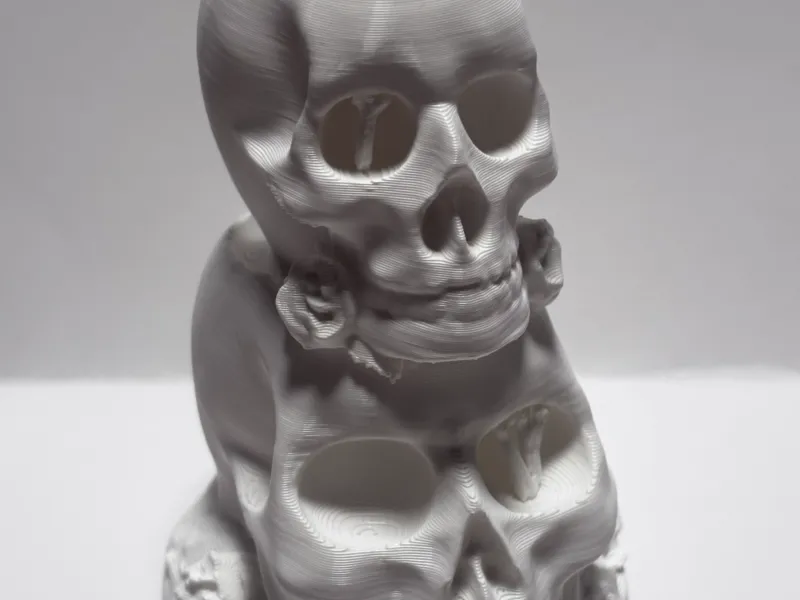 Stacked skulls