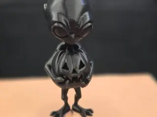 Cute Halloween Alien With Pumpkin