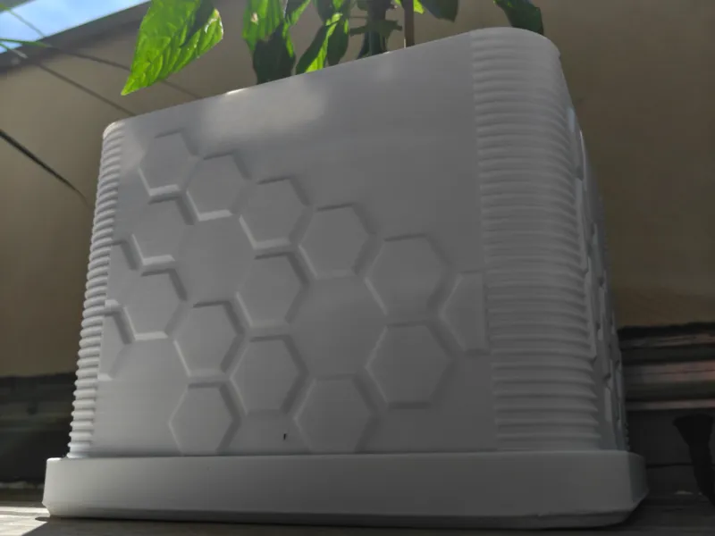 Vaso de Plantas Modular de Alta Resistência e Sistema de Drenagem