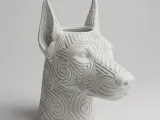 Dobermann, Hexa Design - Behälter - Blumentopf-0