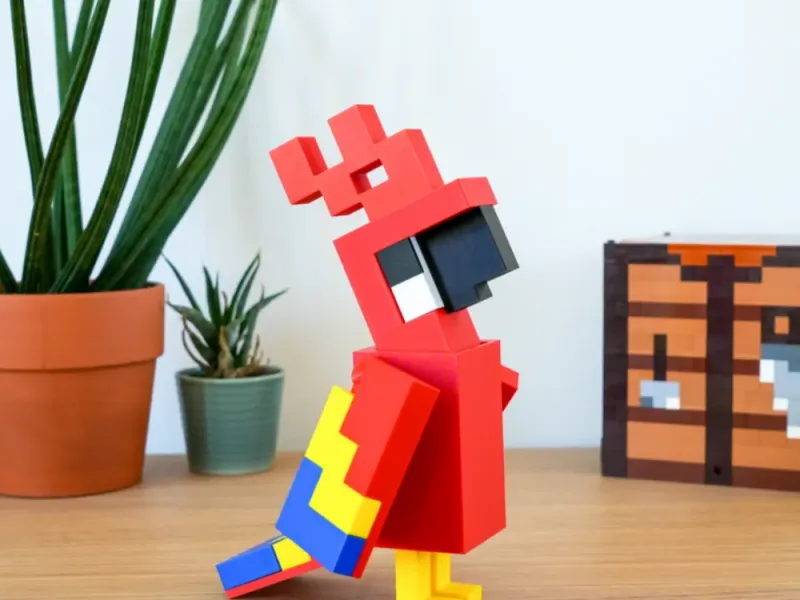 Попугай Minecraft