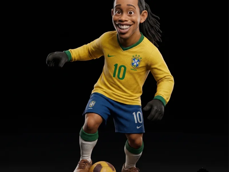 Ronaldinho Model 3D