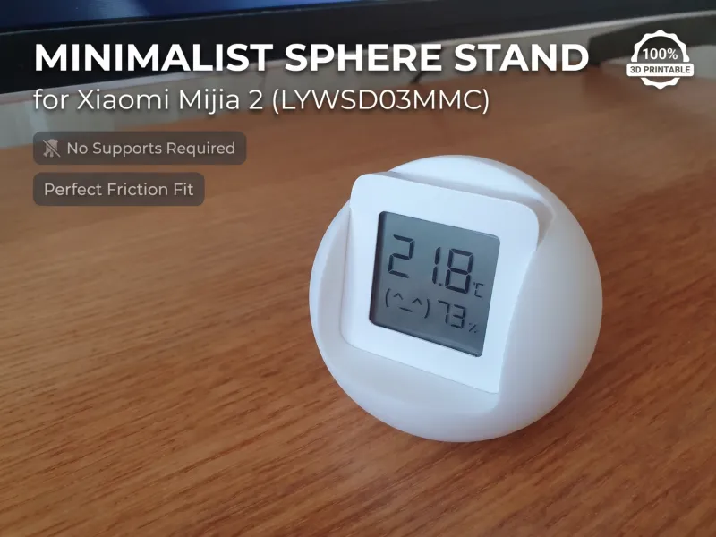 Kugelförmiger Schreibtischständer für Xiaomi Mijia 2 (LYWSD03MMC)