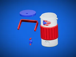 🇵🇷 PR Flag CanHolder 🇵🇷