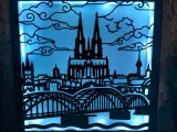 Cologne Skyline Kölner Dom - Modular Light Box Insert-0