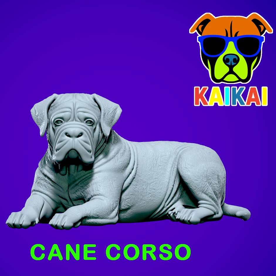 Cane Corso lying - English Mastiff model - 3D print