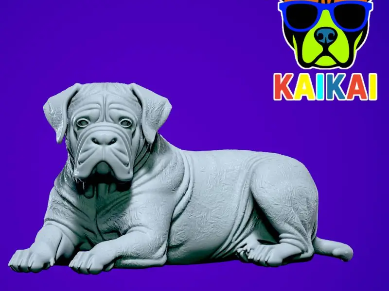 Cane Corso lying - English Mastiff model - 3D print