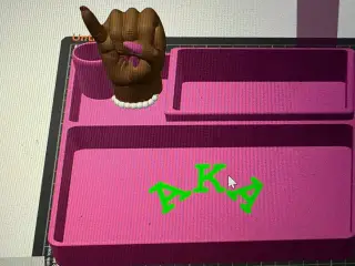 Alpha Kappa Alpha Rolling Tray