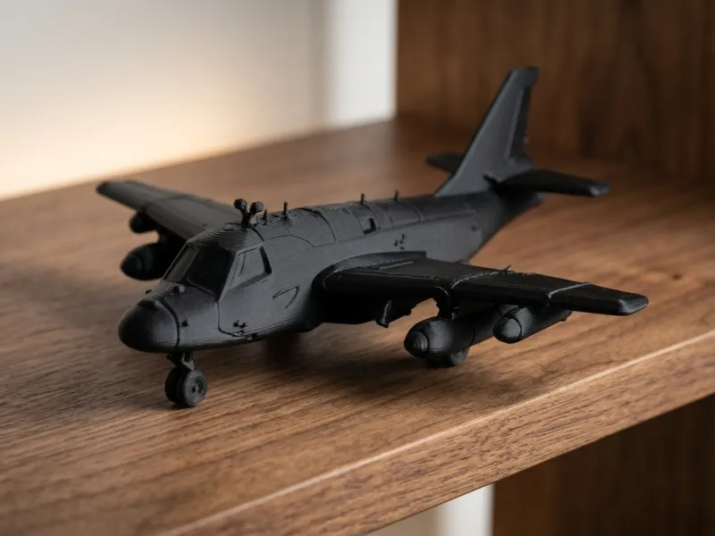 militair vliegtuig 3d