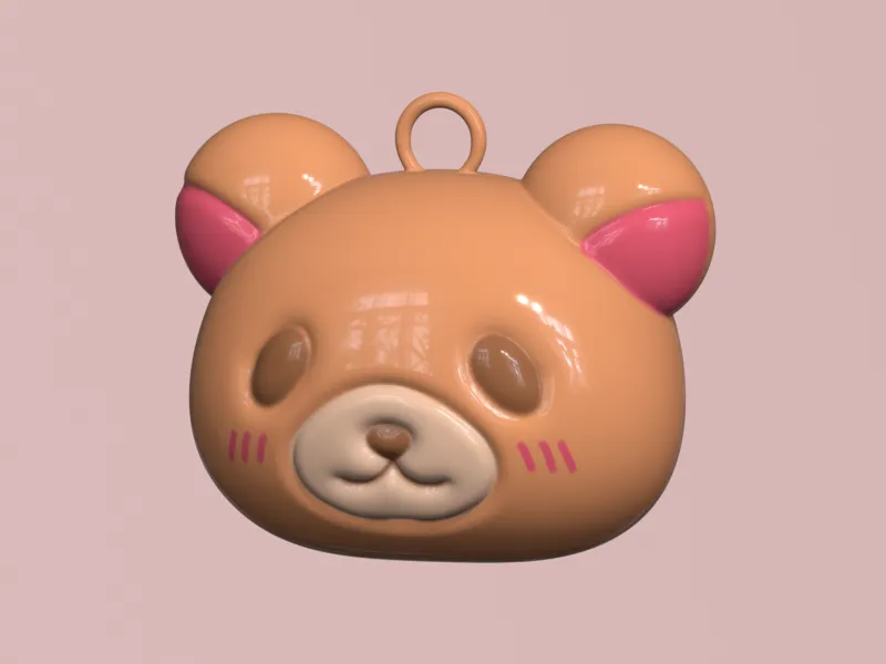 Cute bear keychain ✨