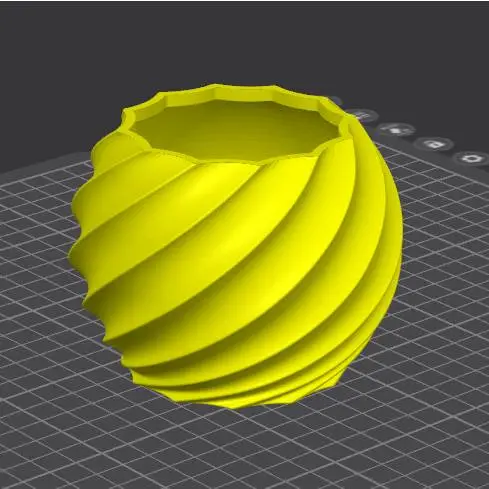 Spiral Flower Pot
