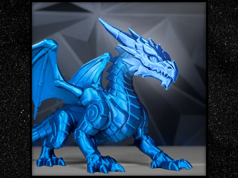 Dragón Titanrock con Lámpara de Soporte de Dragón