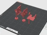 Ender-5 Max Adjustable Nebula Pad Mount with Locking Knobs-0