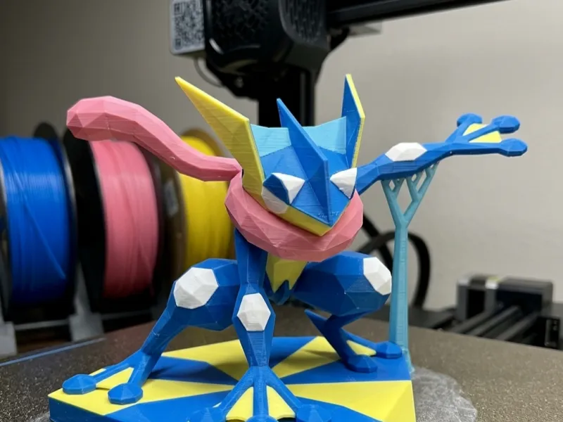 Greninja Low-Poly