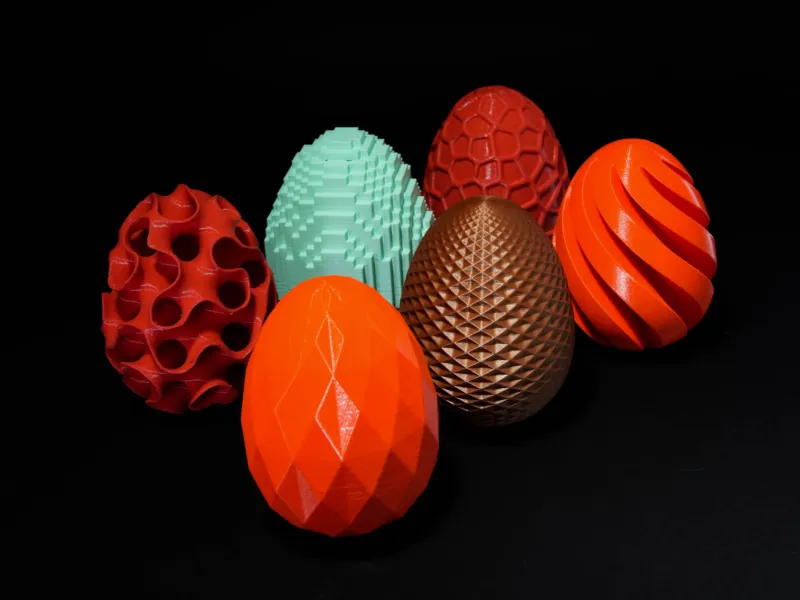 3D-Printed Easter Eggs