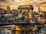 Hungarian Chain Bridge (Lánchíd) Fantasy Hueforge-0