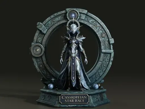Estatueta de Semente Estelar Cassiopeiana
