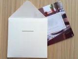 Busta sottile con testo (15 x 15 cm)-0