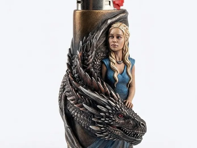 Case for lighter BIC J6 Mother of dragon Game of Thrones