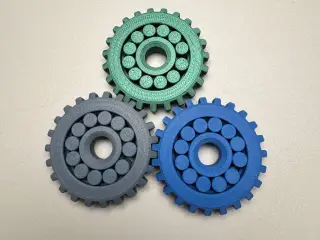 Roller Bearing Fidget Spinner | No Support | Print in Place