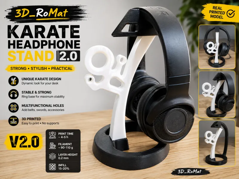 Karate Headphone Stand 2.0