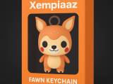 fawn keychain-0
