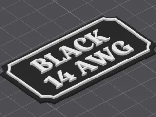 Simple Nameplate