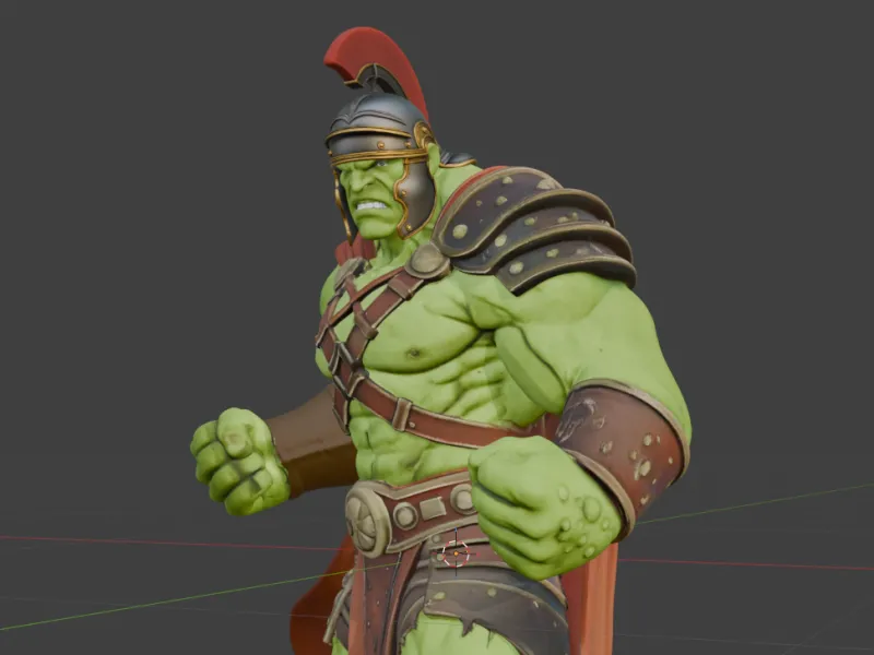 Hulk Gladiator - 1:12 Scale Miniature / Statue