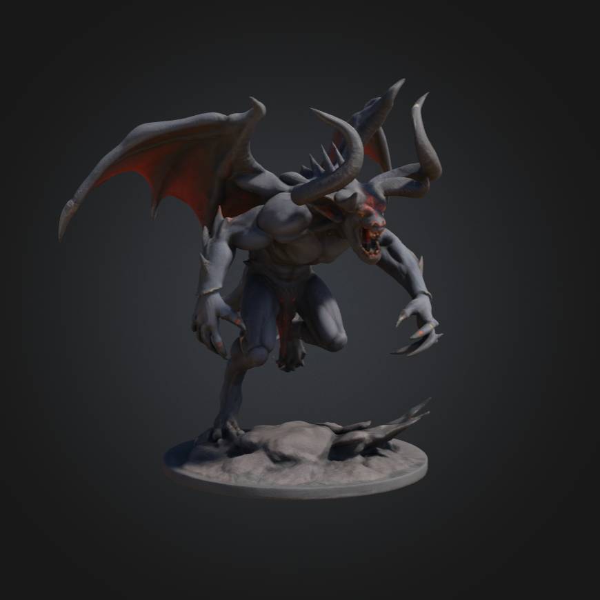 ferocious infernal demon game rpg