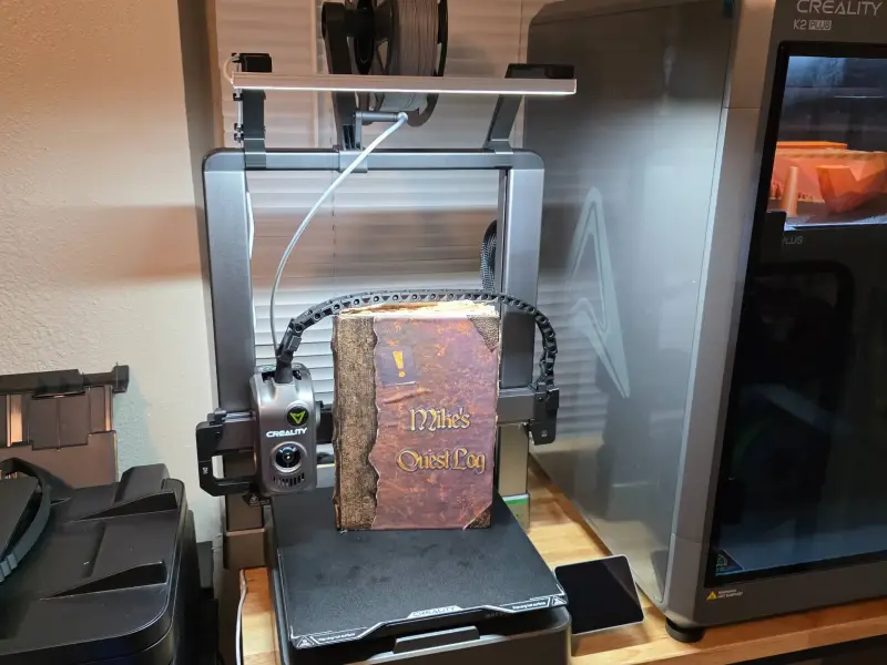 Creality Hi LED Light Strip/Bar Holder Mod - No Support